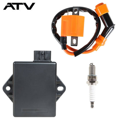 Solidspare Ignition Coil Spark Plug CDI For Polaris Magnum 325 2000 2001 2002 3086484