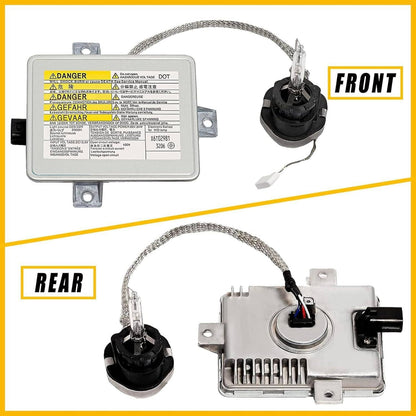 Solidspare 2 Set HID Xenon Headlight Ballast + Igniter + Bulb For 2004-2005 Acura TSX 2.4L