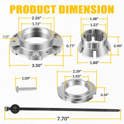 Solidspare W10324651 Washer Basket Drive Hub Kit Replacement fit for Whirlpool Maytag Amana