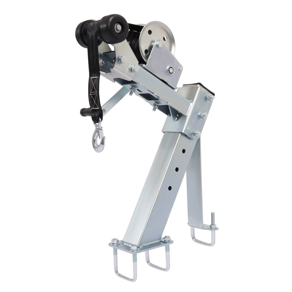Solidspare Adjustable Sturdy Steel For Heavy Capacity Winch Stand 1400lbs Winch Galvanized