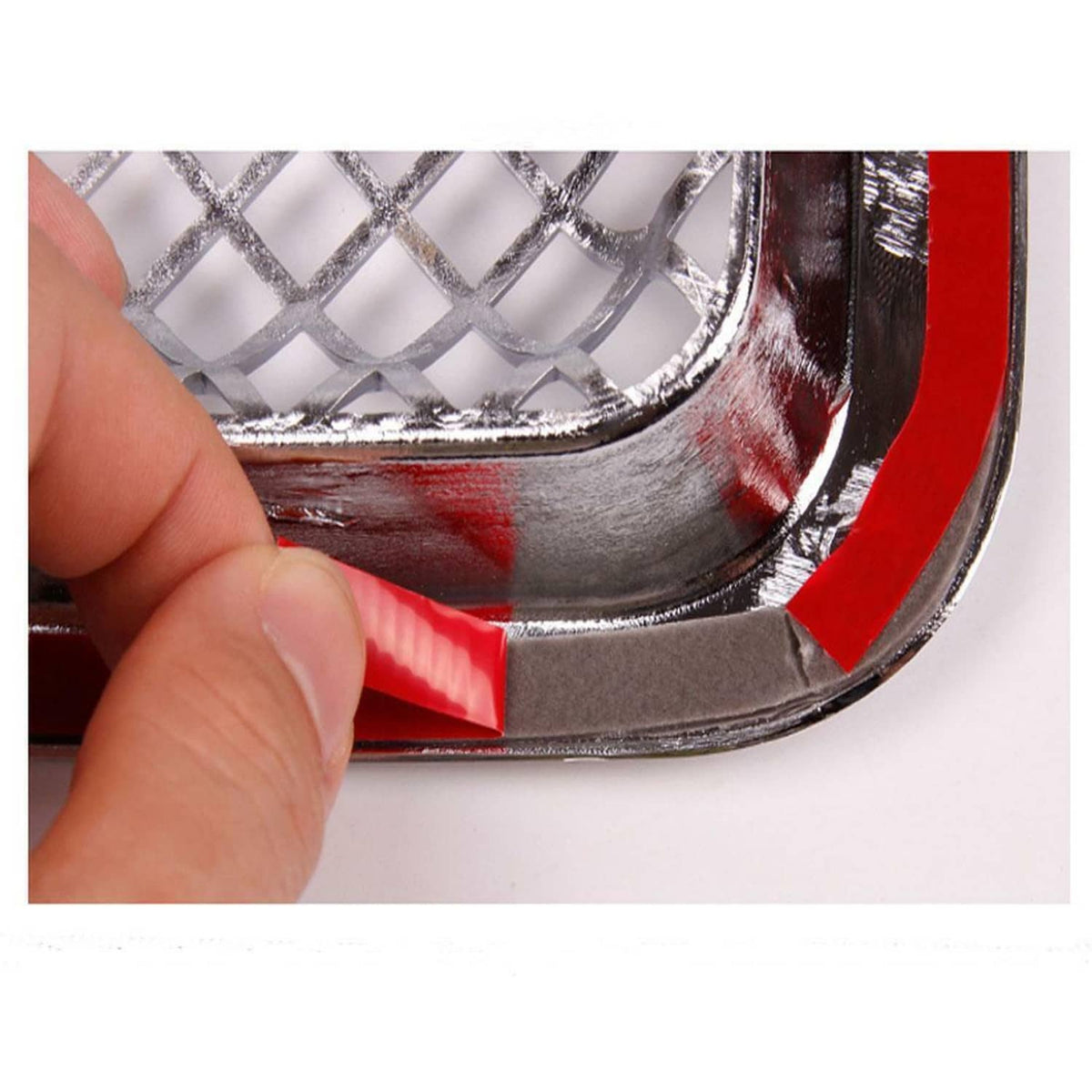 Solid Spare 7pcs Front Mesh Grille Grill Insert Cover Bezel Kit for Jeep Patriot 2011-2018