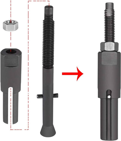 Solid Spare 7222 Injector Tube Remover Installer Kit for GM 6.6L Duramax Diesel J-45910