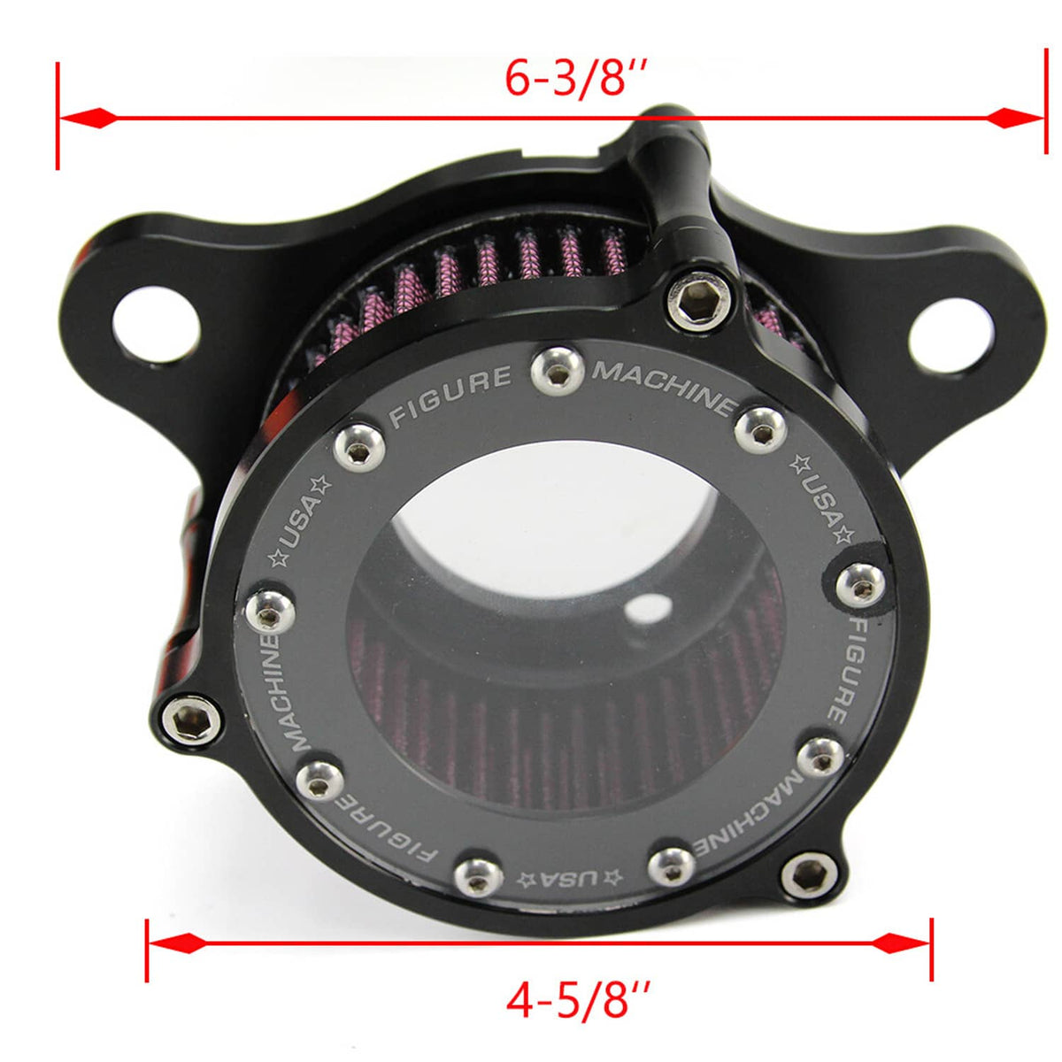Solidspare Lucency Air Cleaner Intake Filter Systems For Harley Sportster XL 883 1200 04-17