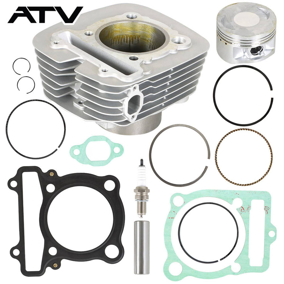 Solidspare For 1987-2004 Yamaha Warrior 350 Cylinder Piston Gasket Top End Kit