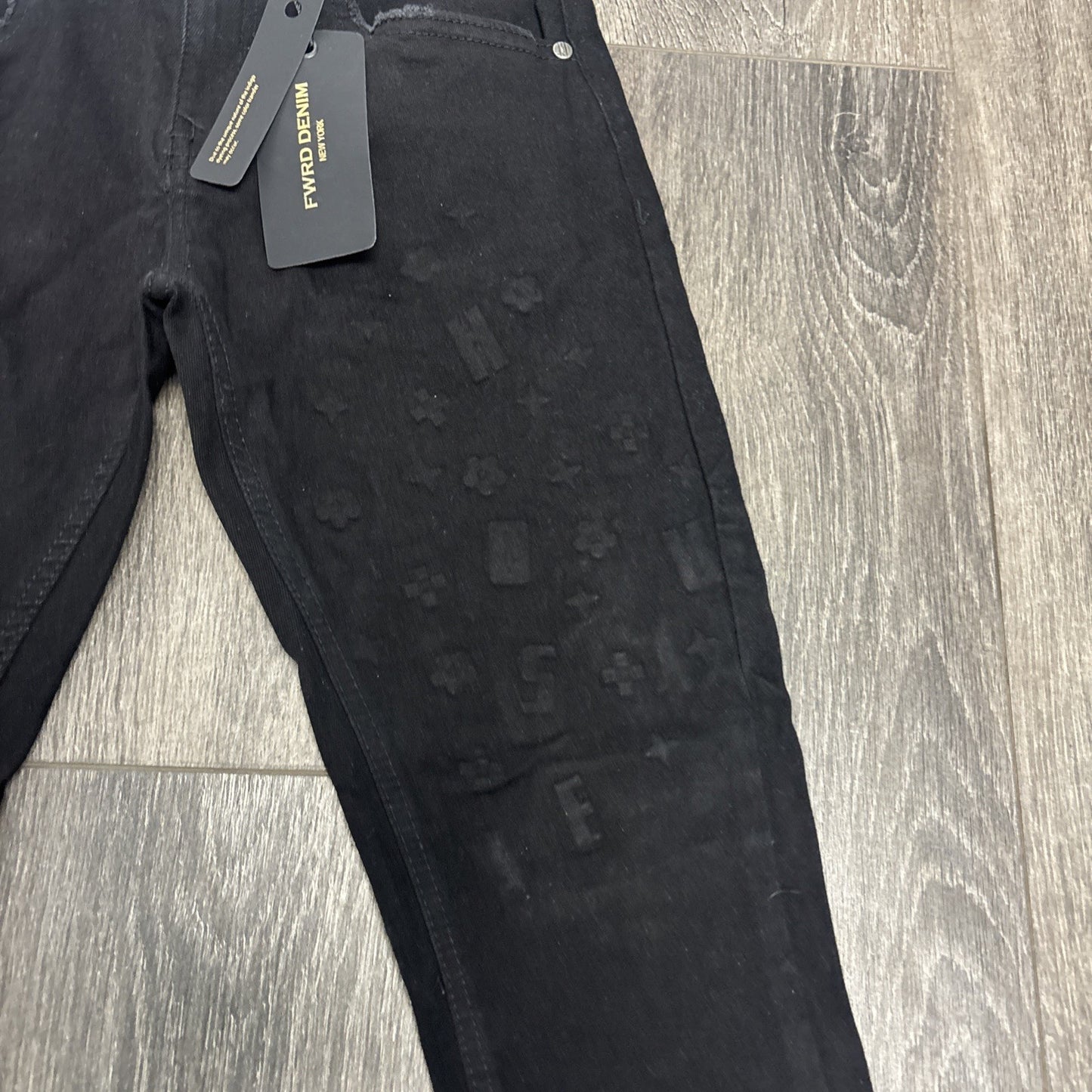 Kids FWRD DENIM & CO. Denim Jean - Jet Black Sz 12 Fit 1 Slim New with Tag