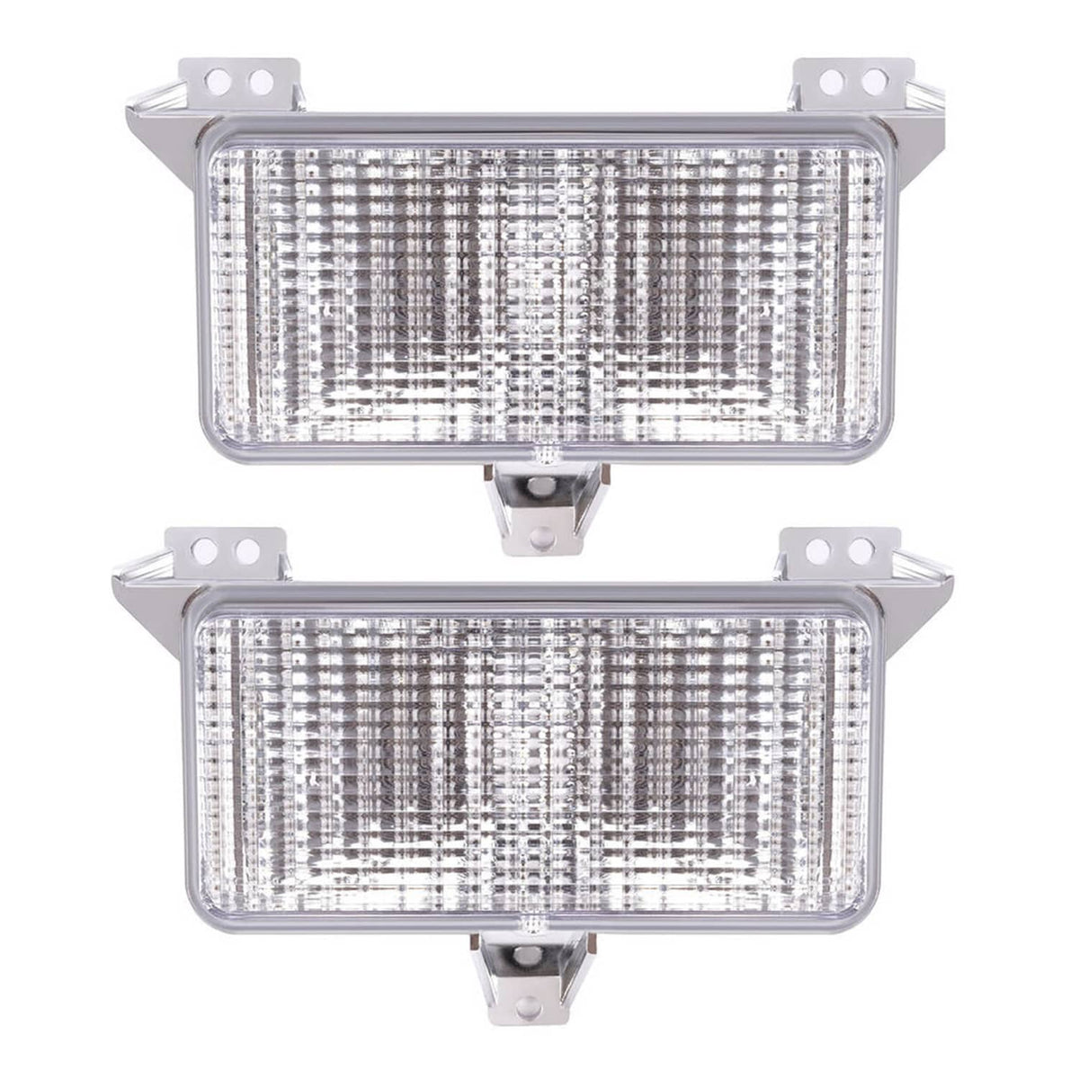 Solid Spare Turn Signal Corner Park Lights Lamps Pair For Chevy GMC 1983-1991 Pickup Truck
