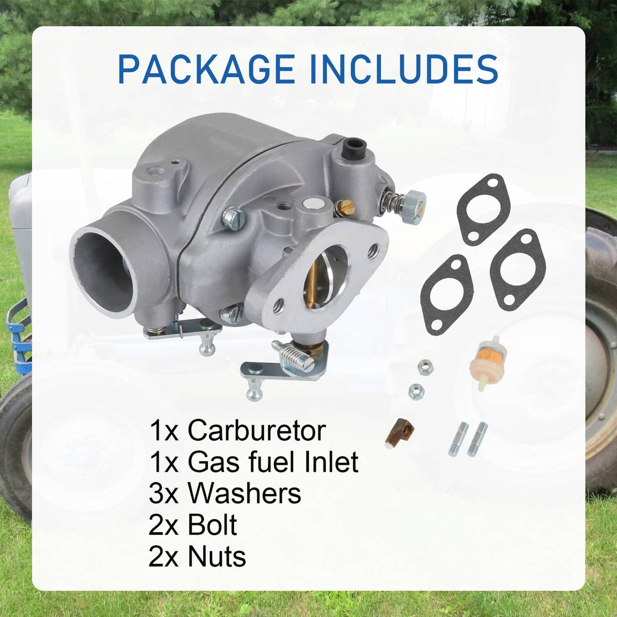 Solidspare Carburetor Carb For Ford Tractor 600 700 W/ 134 Engine B4NN9510A TSX580 EAE9510D
