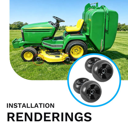 Solidspare Universal Deck Wheel Kit for John Deere 48" 54" 60" 72" Deck Lawn Mower AM125172