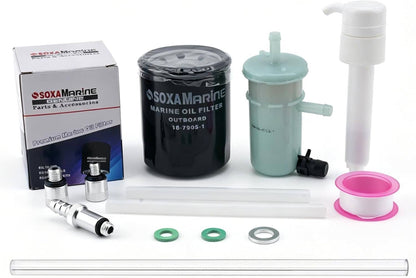 Solid Spare Outboard Oil Change Service Kit Suzuki DF70A/75A/80A/90A 15410-87L00 16510-96J00