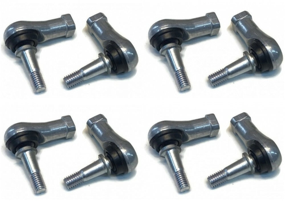(8) Tie Rod Ends (Driver, Passenger Side) for EZGO TXT Golf Cart Years 2001 & Up
