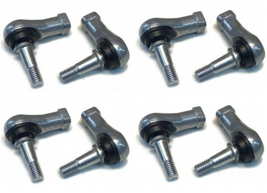 Solid Spare (8) Tie Rod Ends (Driver, Passenger Side) for EZGO TXT Golf Cart Years 2001 & Up