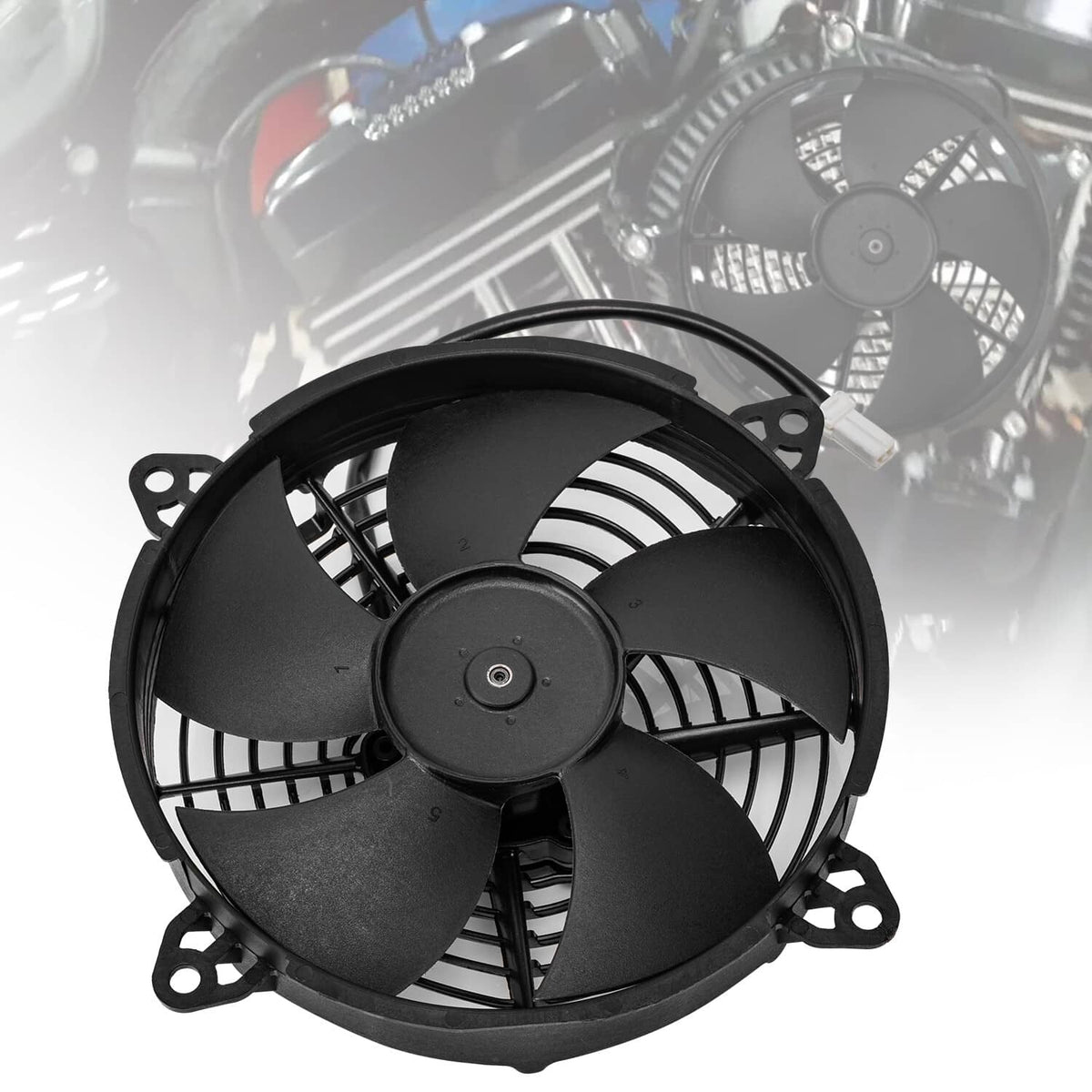Solidspare Motorcycle Radiator Cooling Fan Assy For Harley Street XG500 XG750 2015-2020