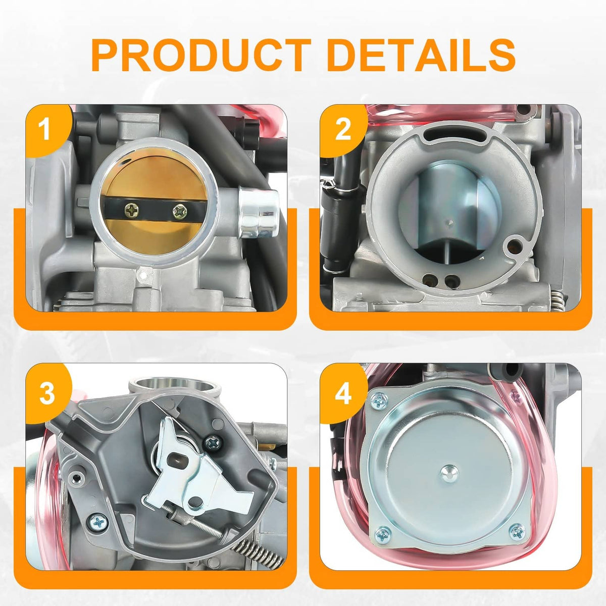 Solidspare NEW Carburetor Carb For Suzuki Vinson 500 LTF500F LTA500F 2002-2007