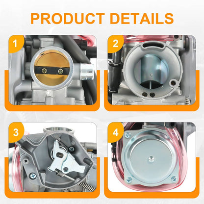 Solidspare NEW Carburetor Carb For Suzuki Vinson 500 LTF500F LTA500F 2002-2007