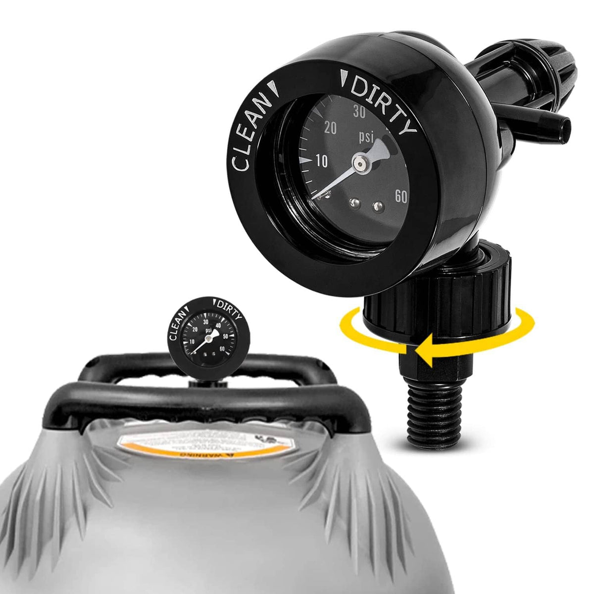 Solid Spare R0357200 Air Gauge Release Valve Assembly for Jandy CV, CL, DEV, DEL, JS Series