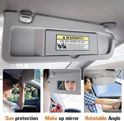 Solidspare Right Sun Visor Passenger Side For Honda Civic 2006-2011 Grey 83230-SNA-A01ZC