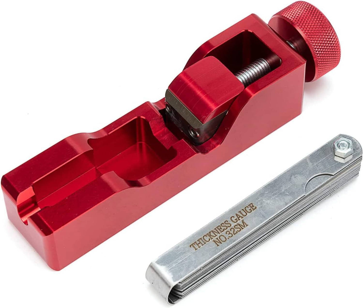 Solidspare Spark Plug Gap Tool & 32 Blades Metric Feeler Gauge Gap Filler Measuring Tools