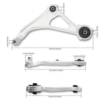 Solidspare Front Lower Control Arm Ball Joint Sway Bars For 2015-2019 Nissan Altima Maxima