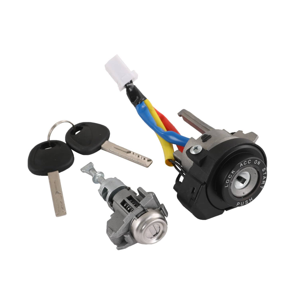 Solidspare Ignition Lock Cylinder Switch W/ Keys For 2011-2015 Kia Optima 2013-2017 Rio NEW