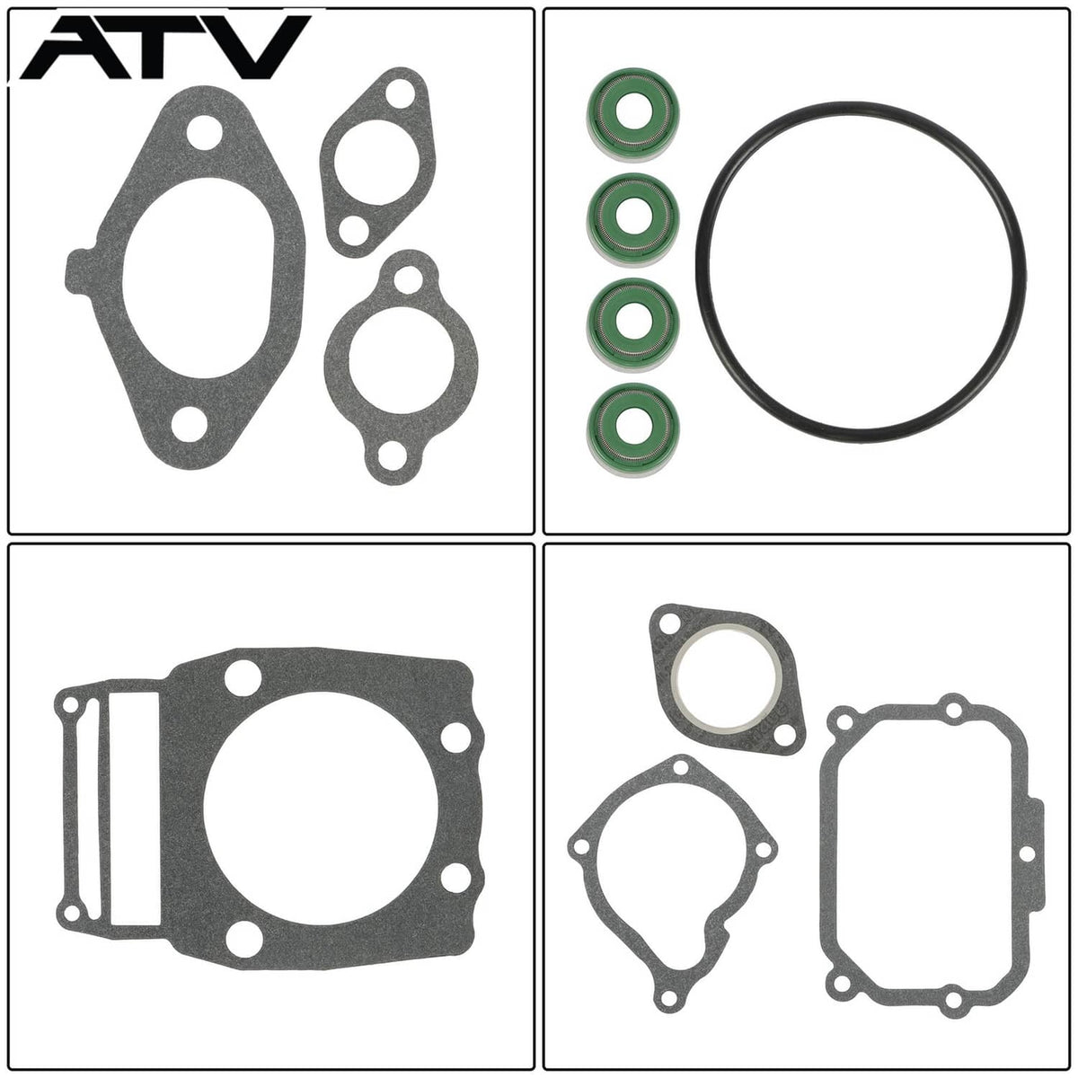 Solidspare Engine Rebuild Kit Crankshaft Piston Gasket 3090323 For Polaris Sportsman 500