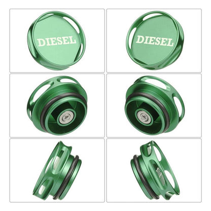 Solidspare For 2013-2014 2015 16 17 18 Ram 1500 2500 3500 Magnetic Diesel Fuel Cap Aluminum