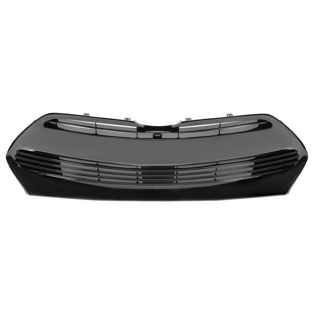 Solid Spare For 2017 2018 2019 Toyota Corolla L LE XLE Front Bumper Lower Grille Black Grill