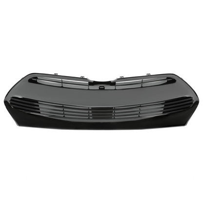 Solid Spare For 2017 2018 2019 Toyota Corolla L LE XLE Front Bumper Lower Grille Black Grill