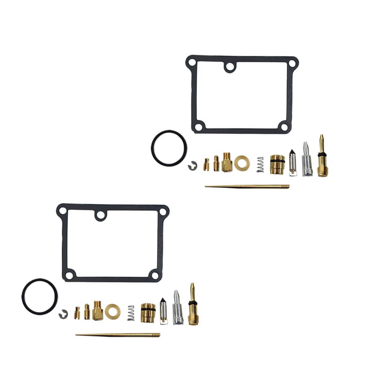 Solidspare 2 x Carburetor Rebuild Repair Kit Set For Yamaha Banshee 350 YFZ350 88-06 Carb