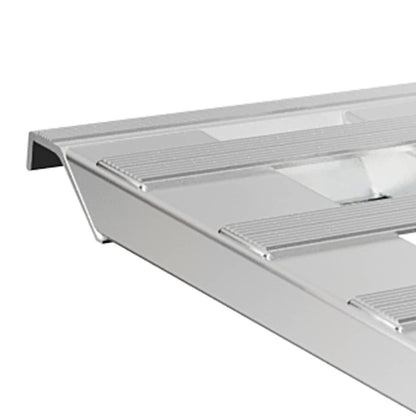 Solidspare 8500Lbs 72" X 15" Aluminum Hook Ramps Car Trailer Truck 1 Pair Ramps Hook End