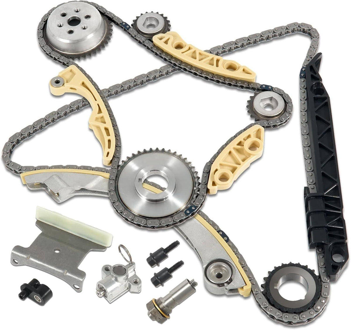 Solidspare Timing Chain Kit 94201S For 08-13 Malibu 10-15 Equinox GMC Terrain 2.4L I4 DOHC