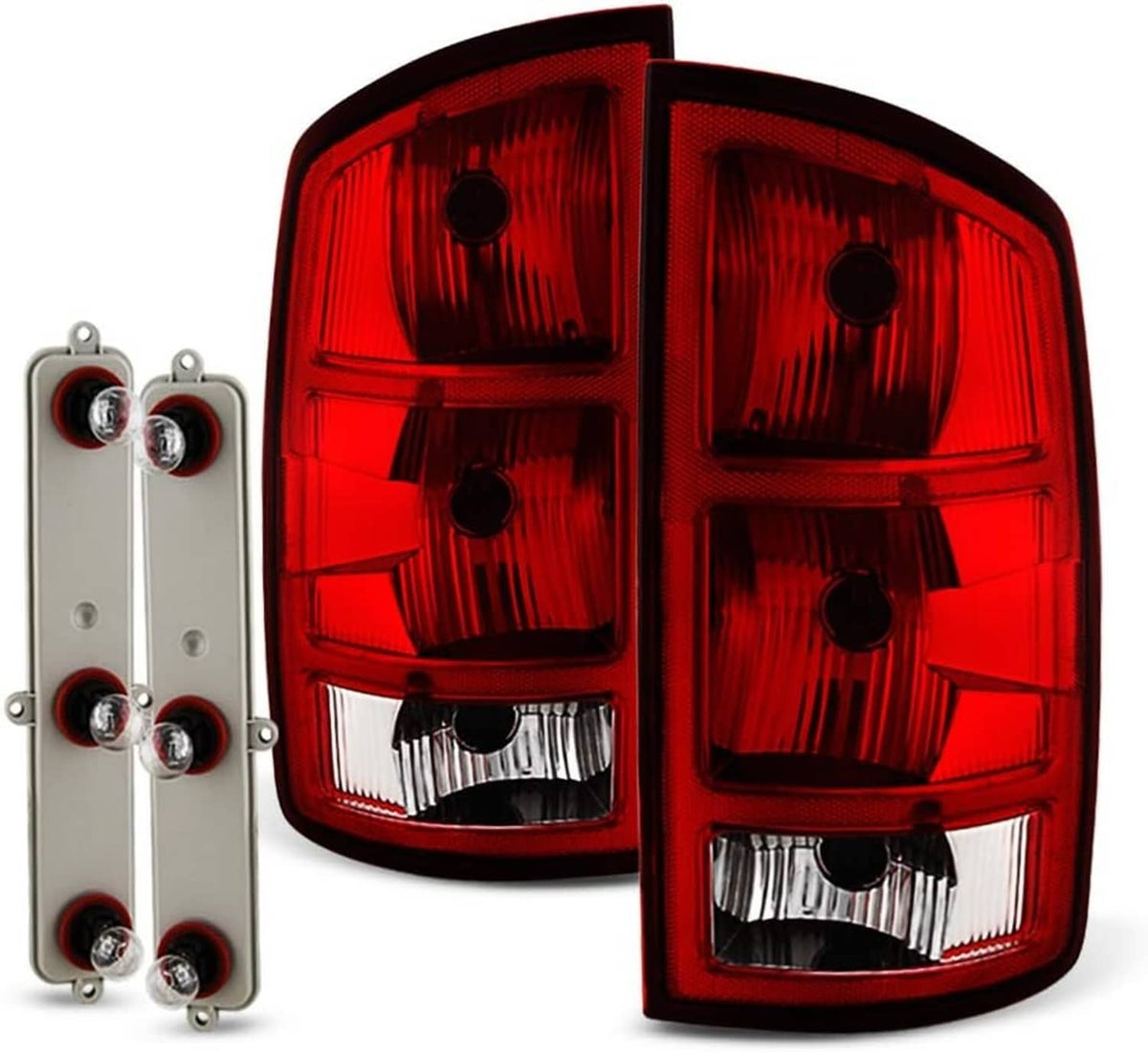 Solidspare Pair Tail Lights w/Circuit Board For 2002-2006 Dodge Ram 1500 2500 3500 Pickup