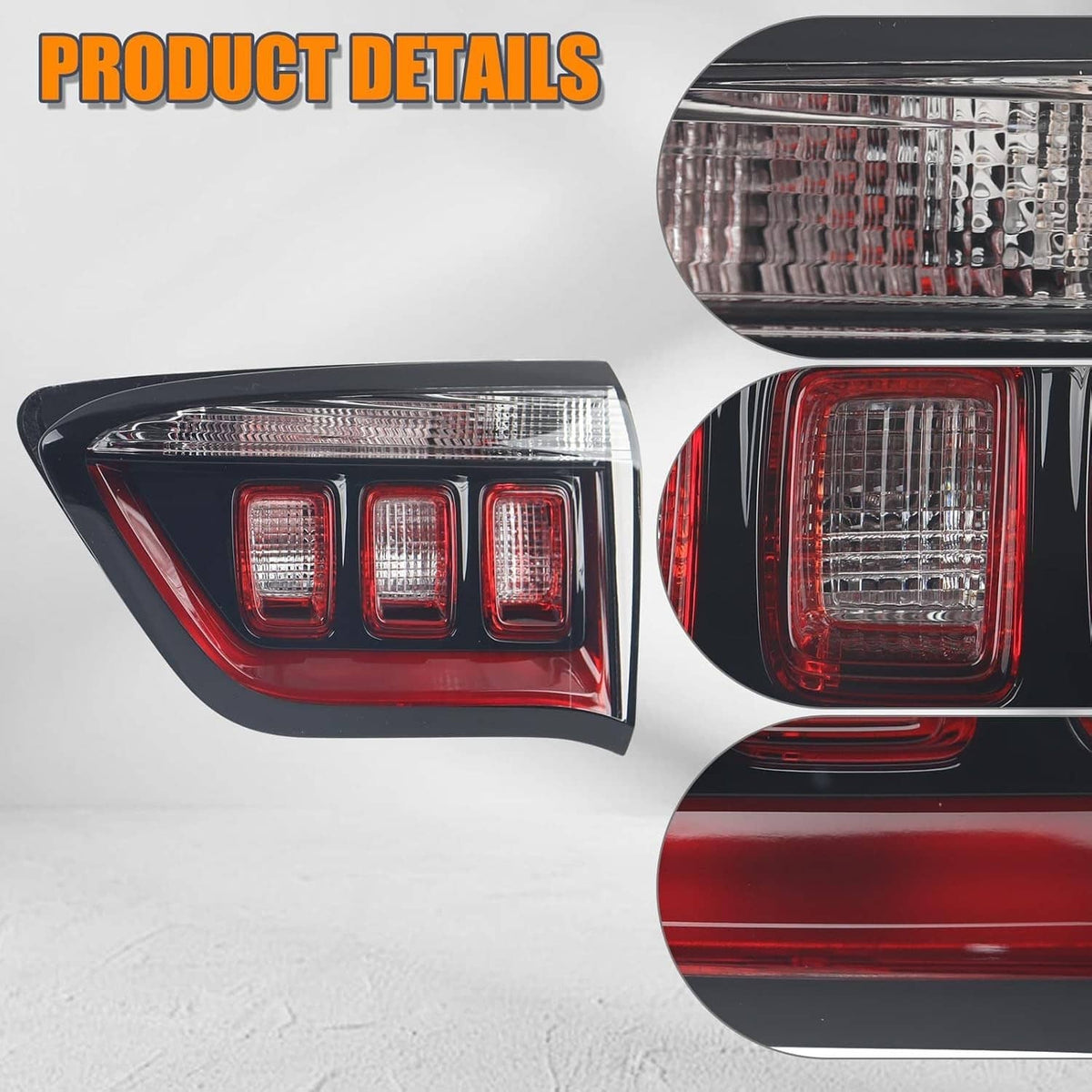 Solidspare Aftermarket Inner Halogen Tail Light Right Side Inner for 2017-2026 Jeep Compass