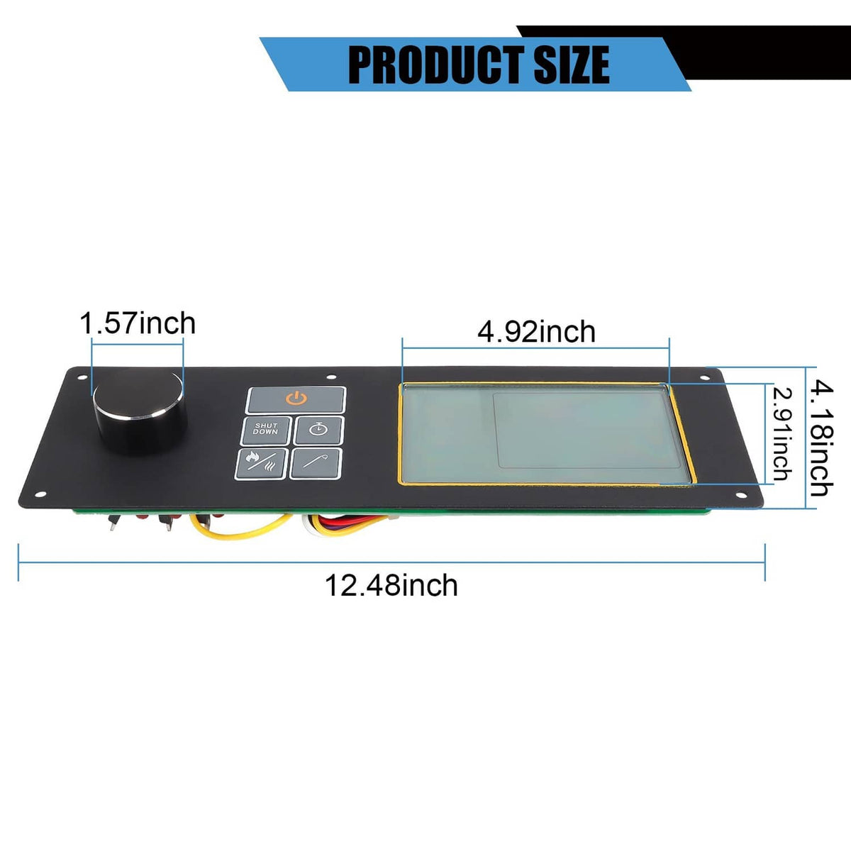 Solidspare 16812-04 16813-08 Pellet Grill Control Board For Oklahoma Joe’s Rider 600 900