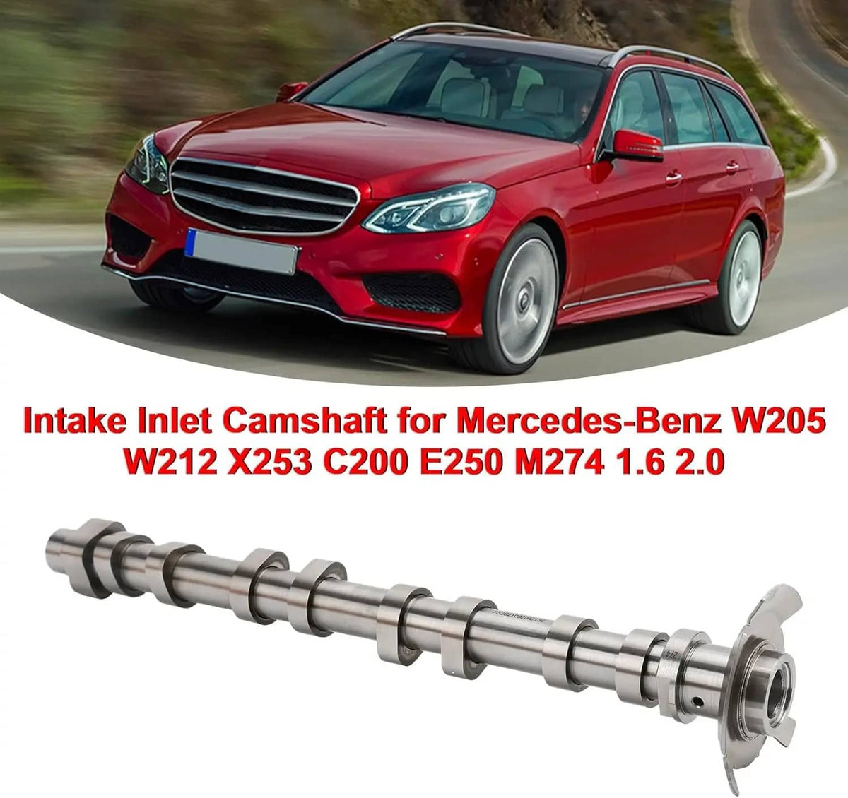 Solidspare Engine Inlet Intake Camshaft 2740500401 Fit Mercedes W205 M274.910 1.6T M274.920