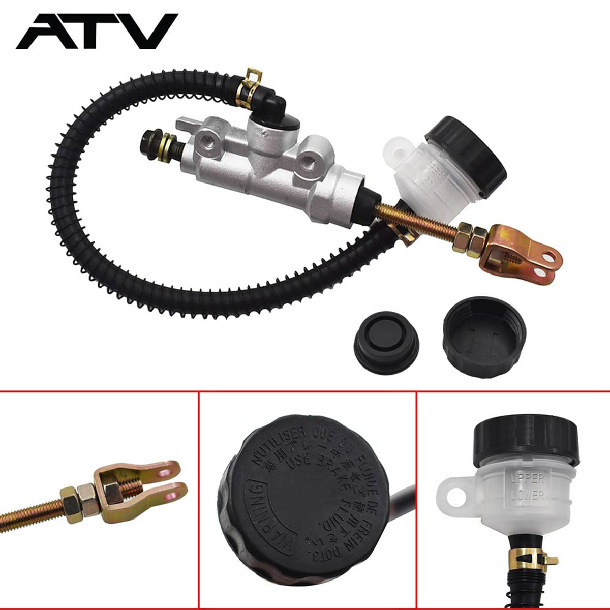 Solidspare 1999-08 Brake Master Cylinder Pump 43510-HN1-006 For Honda Sportrax 400 TRX400EX