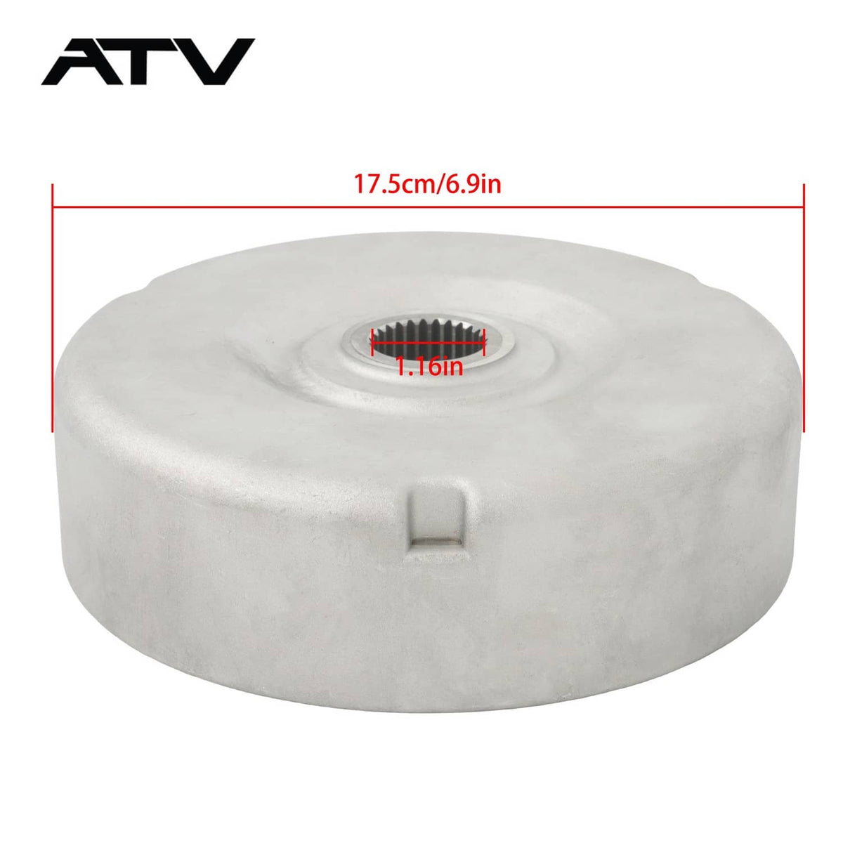 Solidspare Rear Brake Drum Hub for Honda Rancher 350 400 TRX350 TRX400 2x4 4x4 2000-2007
