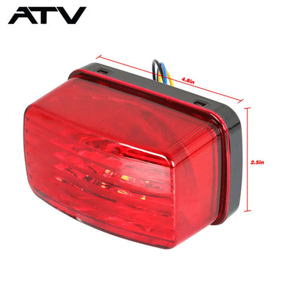 Solidspare Taillight Assembly w/ Bulb For Yamaha Bruin 350 YFM350 2X4 4X4 2004 2005 2006