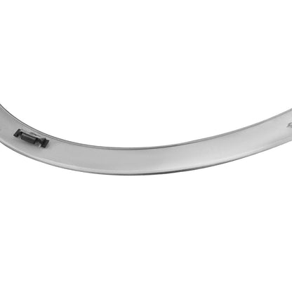 Solid Spare Pair Black Headlight Ring Bezel Cover Trim For Mini Cooper F55 F56 F57 2014-2021