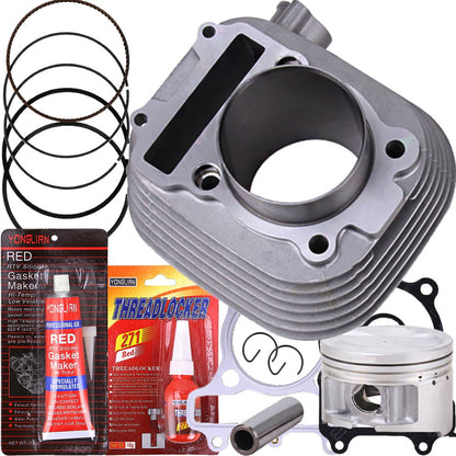Solidspare For Yamaha Bear Tracker 250 Cylinder Piston Gasket Top End Kit Set 1999-2004 ATV