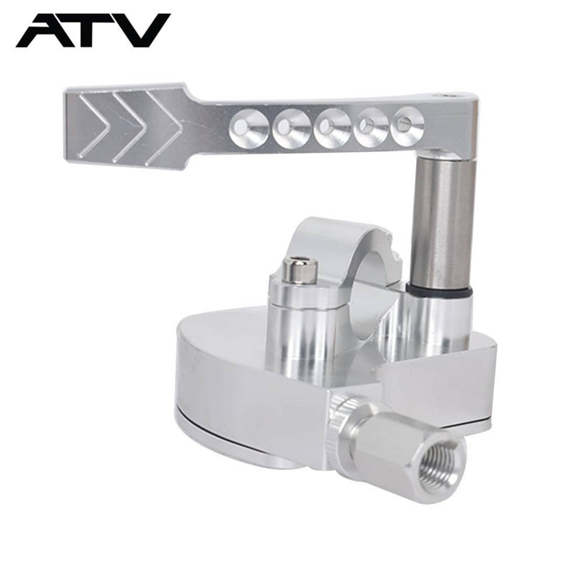 Solidspare BILLET THUMB THROTTLE FOR YAMAHA BANSHEE YFZ RAPTOR 350 660 700 silver