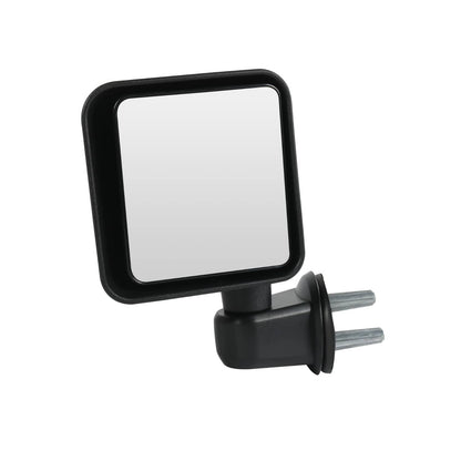 Solidspare Side Mirrors Manual Pair For 2007-2017 Jeep Wrangler JK Left +Right Black