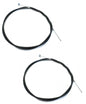 (2 Pack) 65" Clutch Brake Cable 60" Housing  Motorcycle Custom Universal Chopper