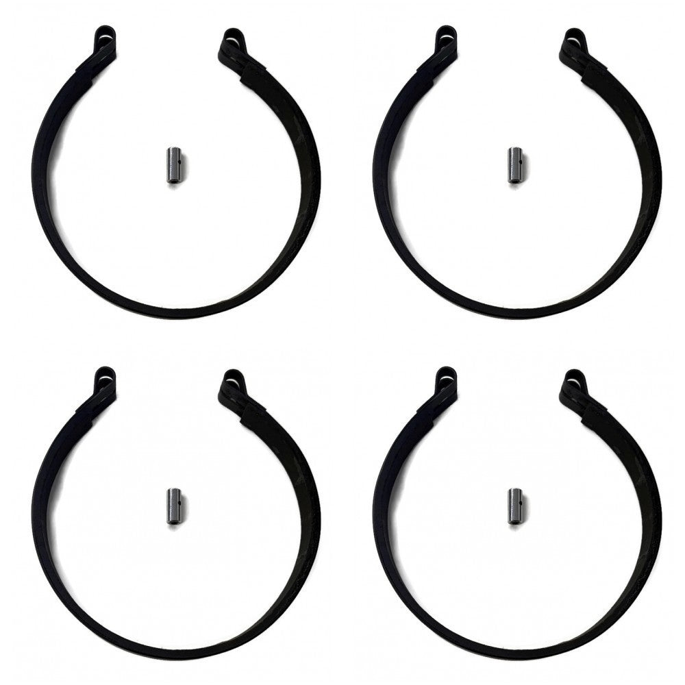(4) 6" BRAKE BANDs and PIN for Go Kart Cart Quad ATV Four Wheeler Mini Bike 6 "