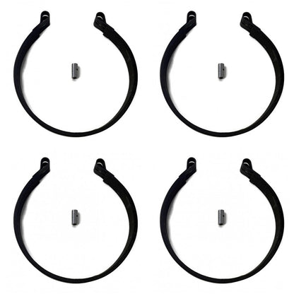 (4) 6" BRAKE BANDs and PIN for Go Kart Cart Quad ATV Four Wheeler Mini Bike 6 "