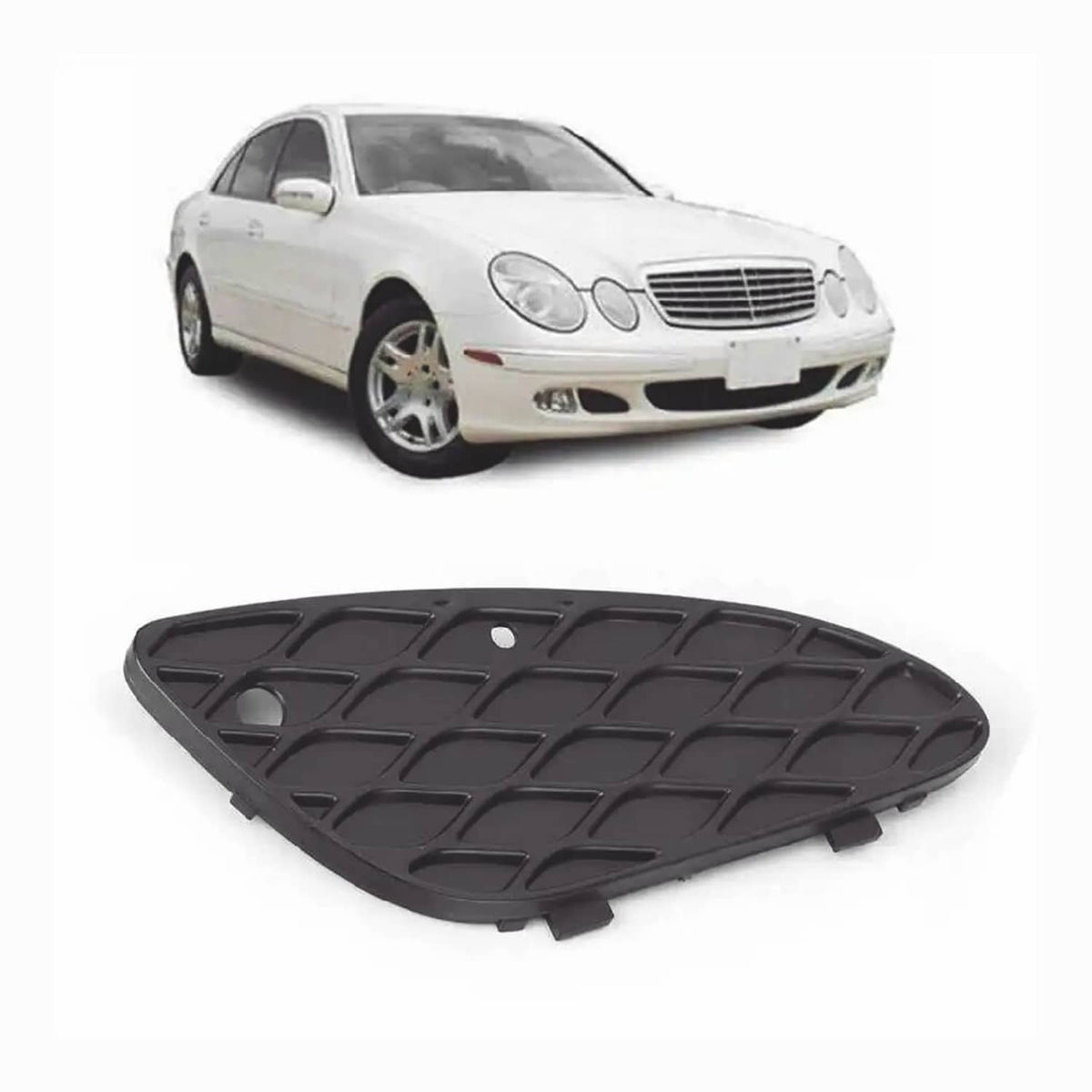 Solid Spare Pair Front Bumper Lower Cover Grille Left& Right for Mercedes W211 E-class E320