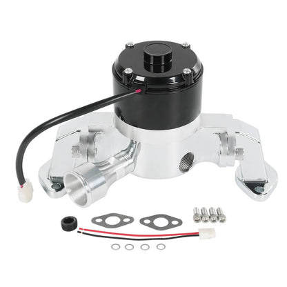 Solidspare High Flow Aluminum Electric Water Pump Fits Big Block Chevy 454 427 396 Chrome