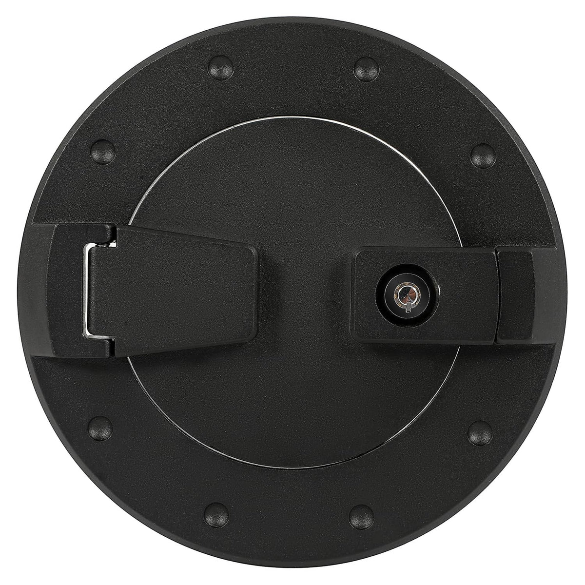 Solid Spare For Hummer H2 2003-2009 Locking Fuel Door Gas Tank Cap Cover ALUMINUM Black New
