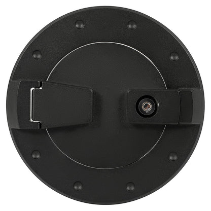 Solid Spare For Hummer H2 2003-2009 Locking Fuel Door Gas Tank Cap Cover ALUMINUM Black New