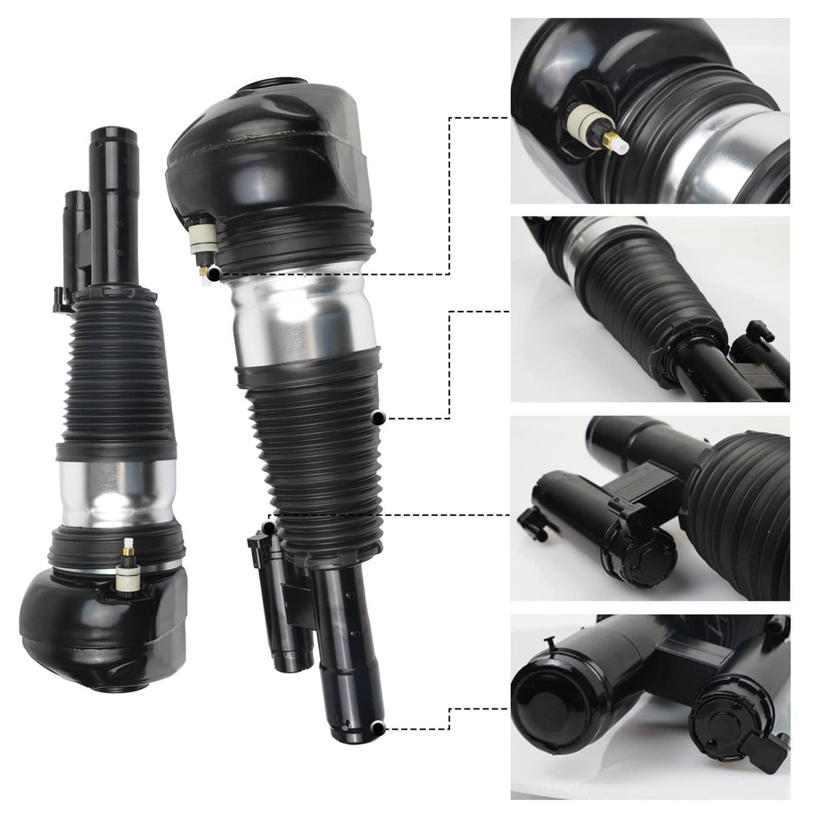 Solidspare 2Pcs For BMW 7 Series G11 G12 740i 750i EDC xDrive Front Air Suspension Struts