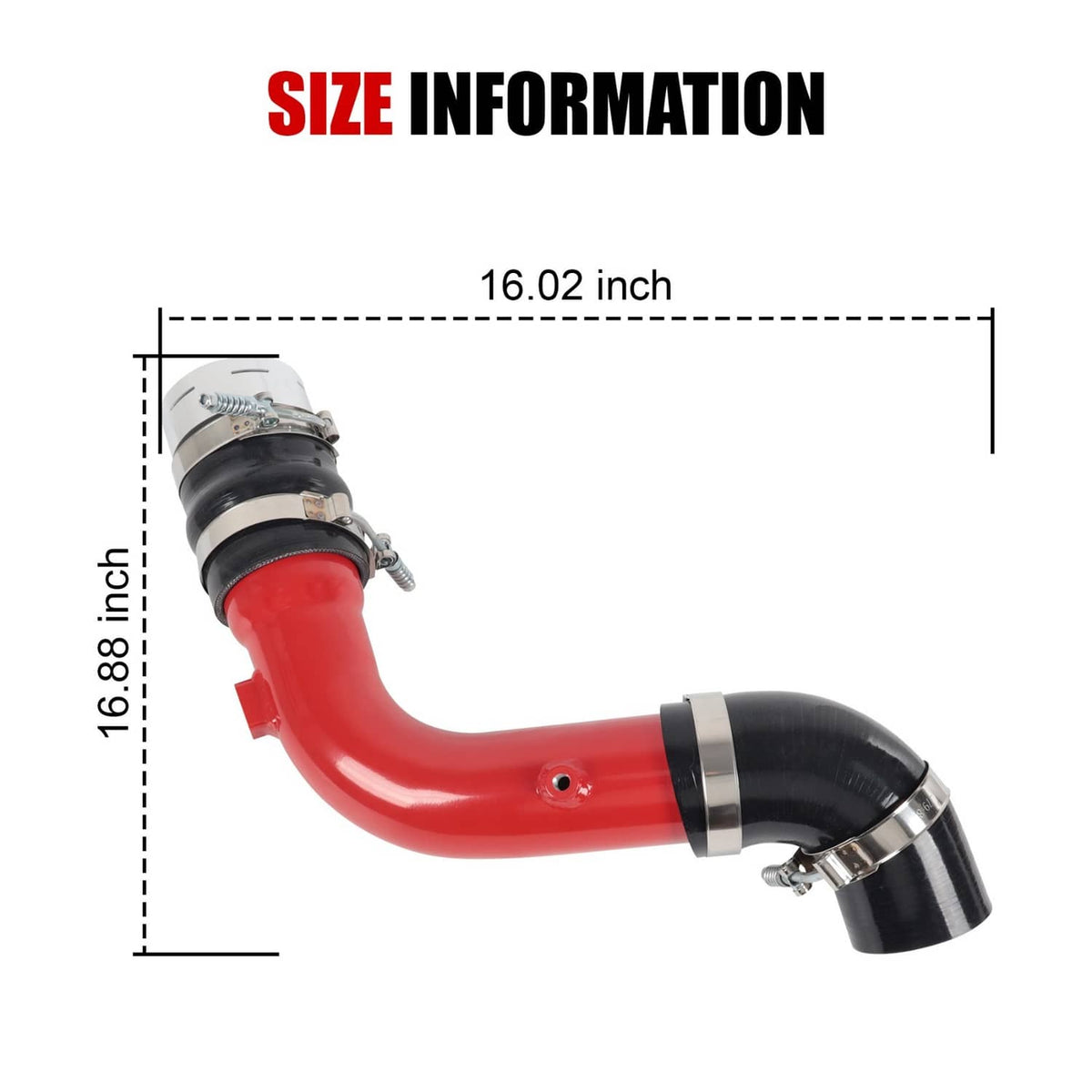 Solidspare Cold Side Intercooler Hose Fits 2017-21 Ford F-250 F-350 F-450 6.7L Powerstroke